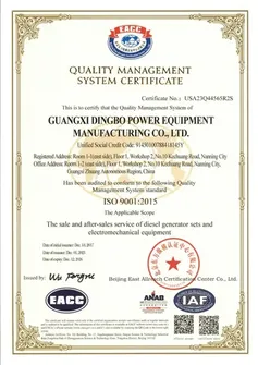 ISO9001 Quality Management System Certification