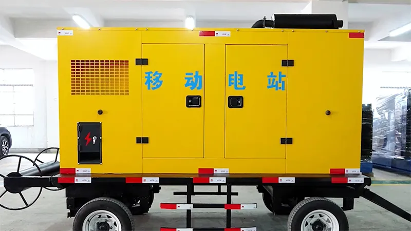 Silent Trailer Mounted Diesel Generator