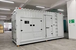 500kW silent containerized Yuchai engine series diesel generator sets exported to Iraq