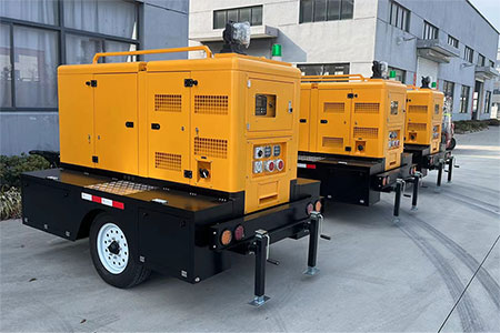 Mobile Power Generator and Drainage Pump Unit