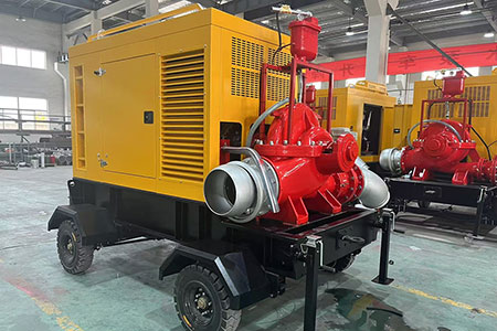 Trailer Mounted Double Suction Pump