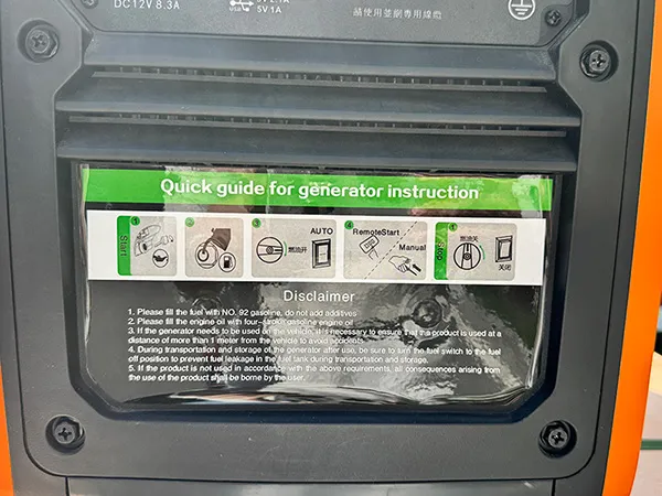 Portable Silent Gasoline Inverter Generators